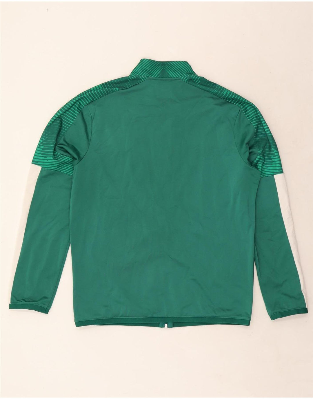 Jachetă de trening pentru bărbați Puma, verde mare, poliester color bloc