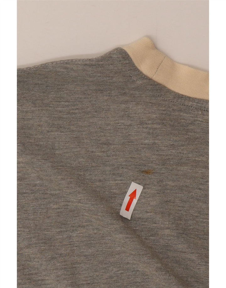 Tricou pentru bărbați Puma Top Medium Gri din bumbac color bloc