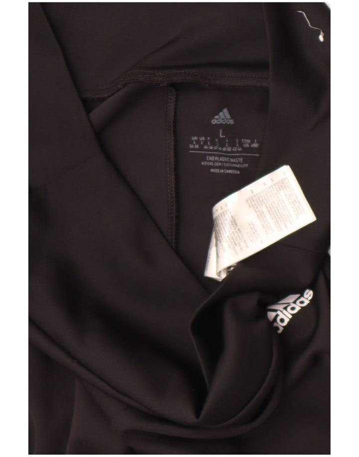 Leggings Aeroready pentru femei Adidas Marea Britanie 16/18 Poliester negru mare