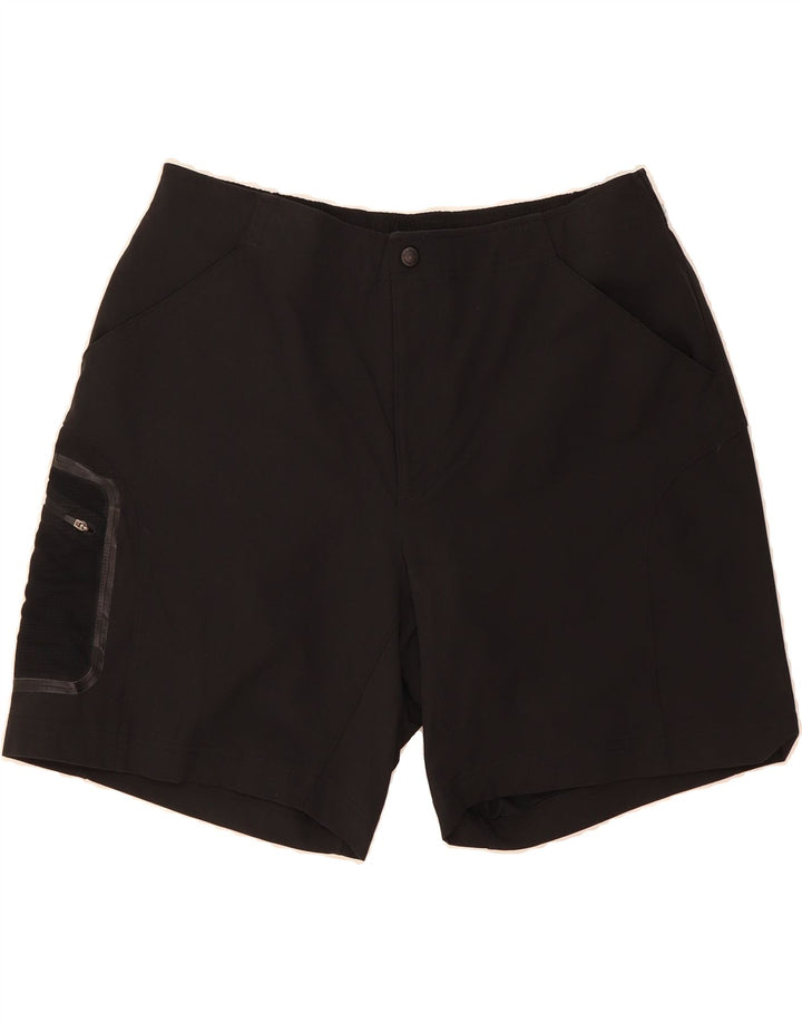 L.L.BEAN Mens Cargo Shorts Large W34 Black Nylon Vintage L.L.Bean and Second-Hand L.L.Bean from Messina Hembry 
