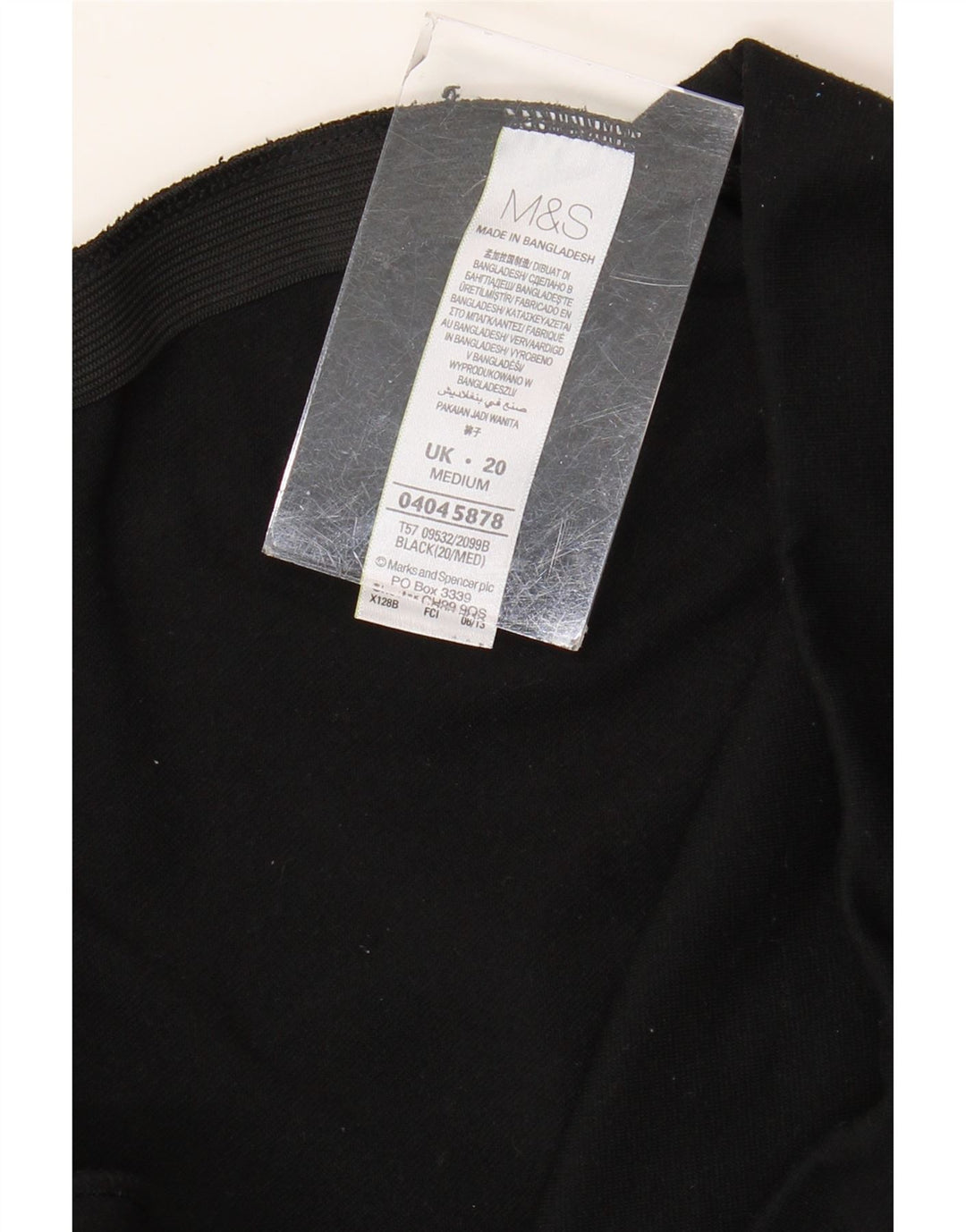 Pantaloni de trening pentru femei Marks & Spencer UK 20 2XL Poliester negru