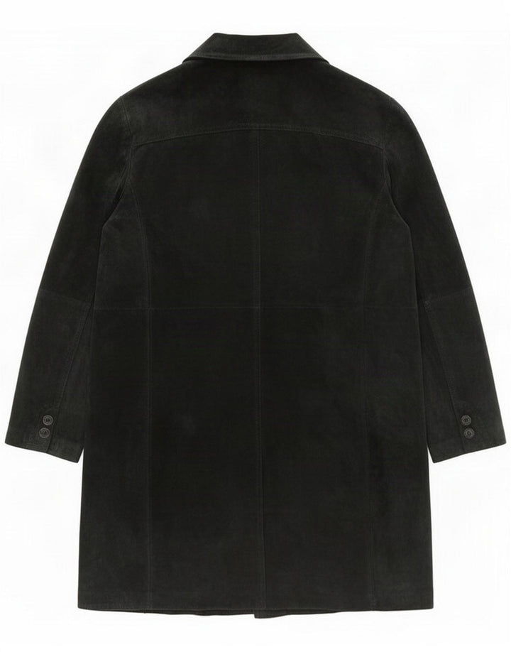 H&M Pardesiu din piele intoarsa pentru femei Marea Britanie 26 4XL Negru