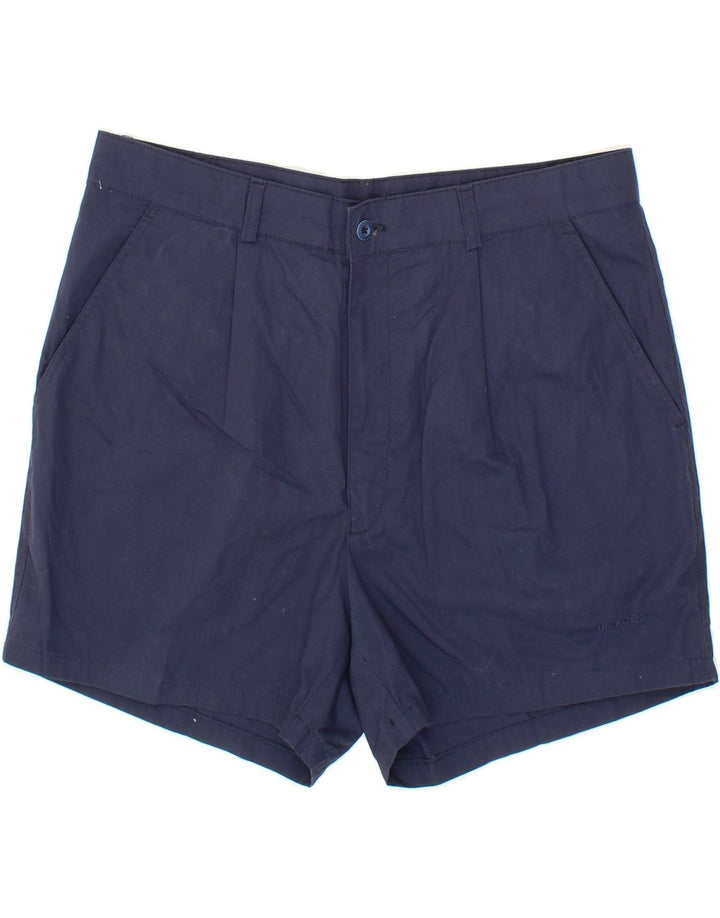 MC KEE'S Mens Pegged Chino Shorts IT 52 XL W38  Navy Blue Vintage MC Kee's and Second-Hand MC Kee's from Messina Hembry 