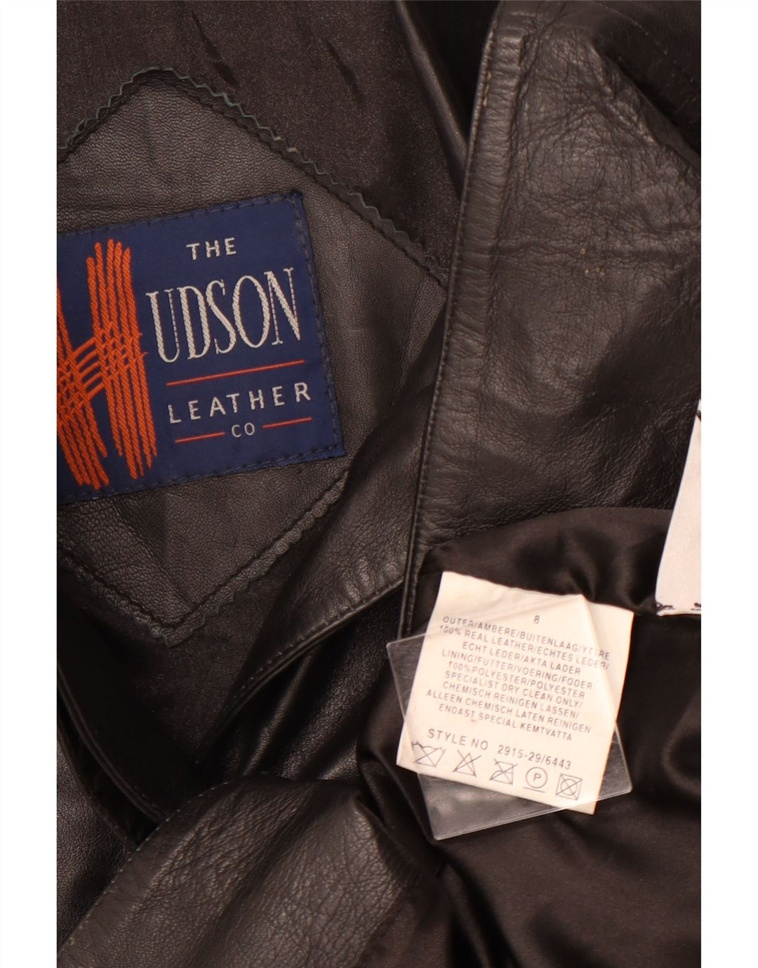 Palton de piele pentru femei HUDSON US 8 Medium din piele neagră