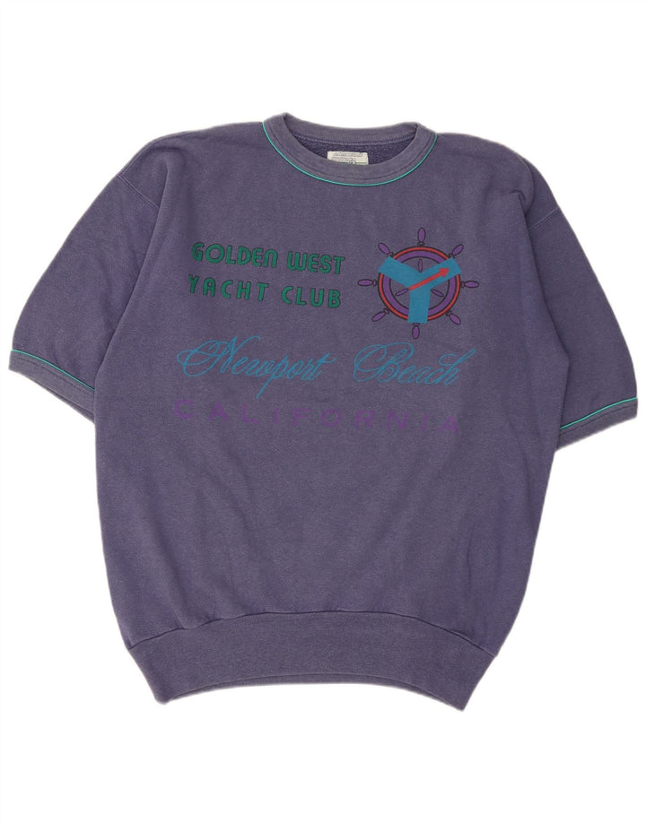 American System pentru bărbați By Olmes Carretti Graphic Hanorac Jumper Large Blue