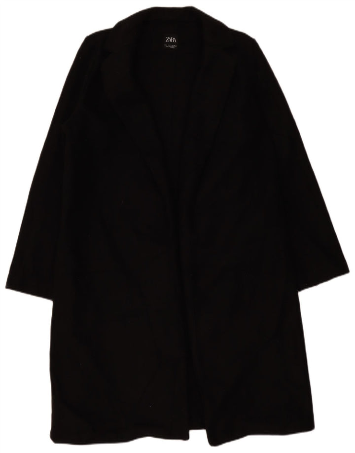 Pardesiu deschis pentru femei Zara UK 16, mare, negru, poliester