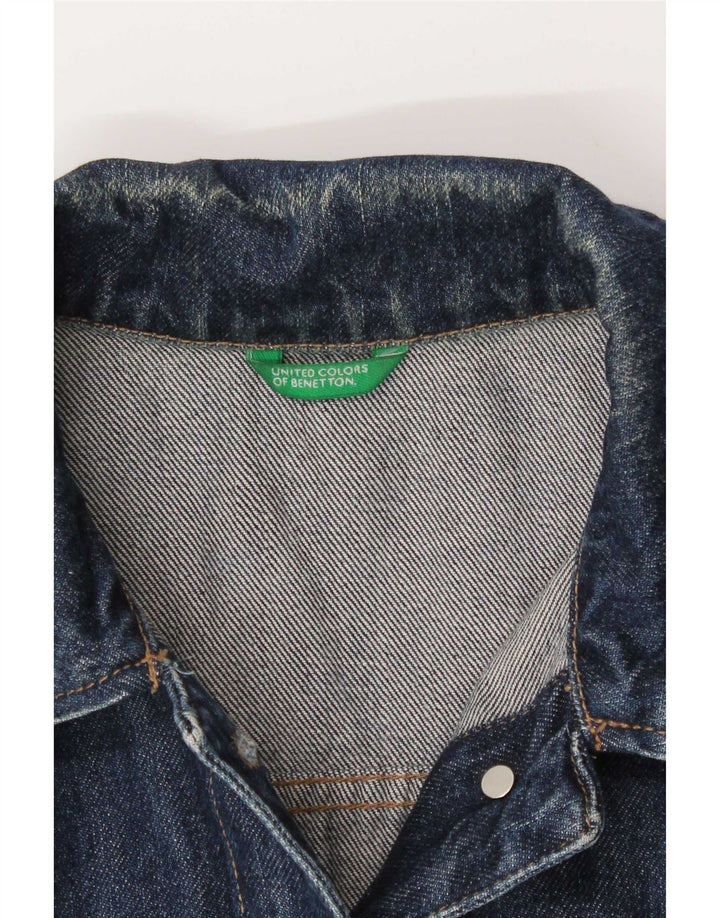 Jachetă de blugi pentru femei Benetton UK 10 Small Blue
