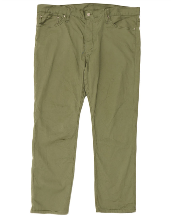 Pantaloni casual Levi's 511 Slim pentru bărbați L40 L30 Poliester verde