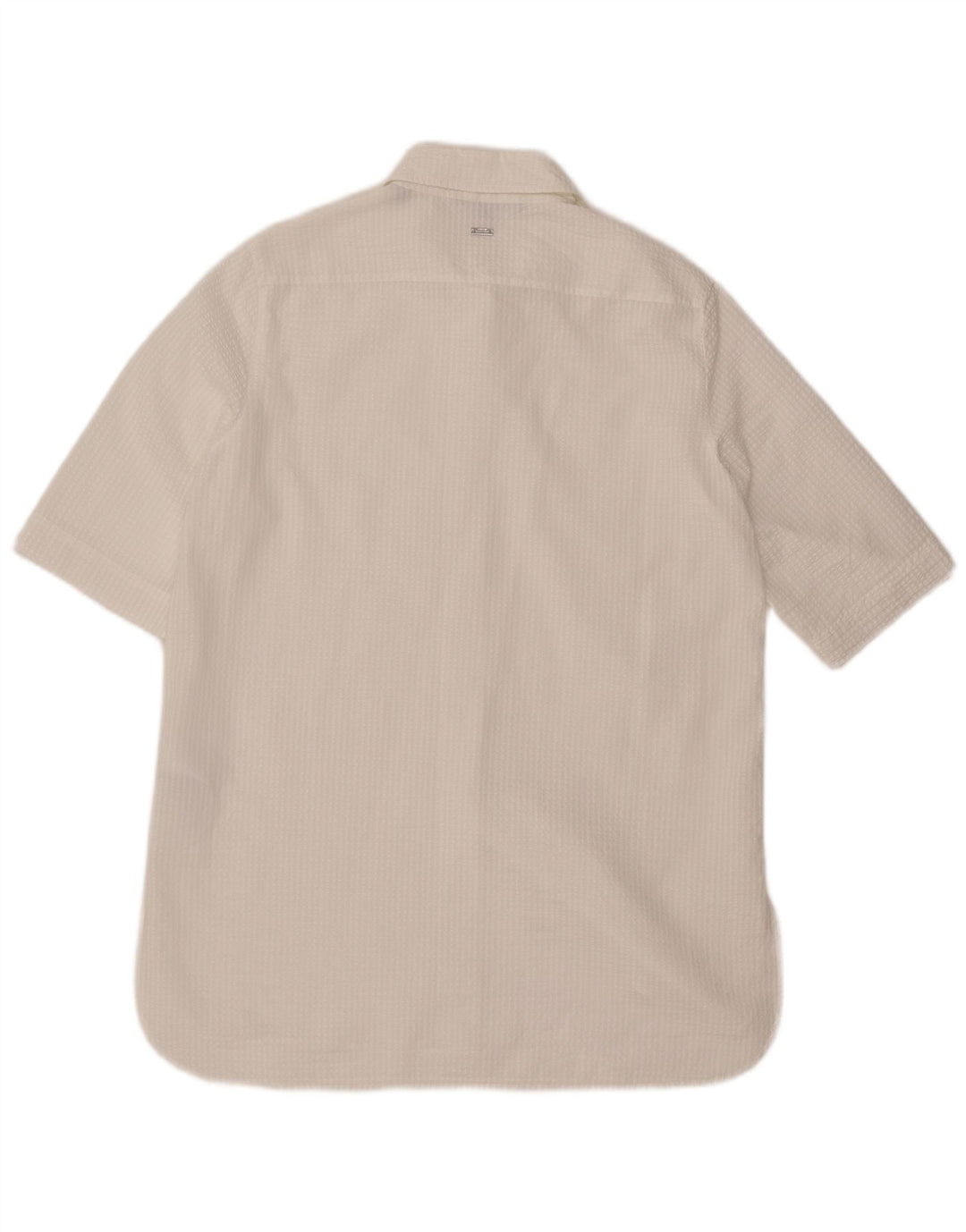 ARMANI EXCHANGE Rochie cămașă pentru femei UK 14 Medium White Pinstripe