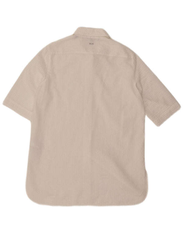 ARMANI EXCHANGE Rochie cămașă pentru femei UK 14 Medium White Pinstripe