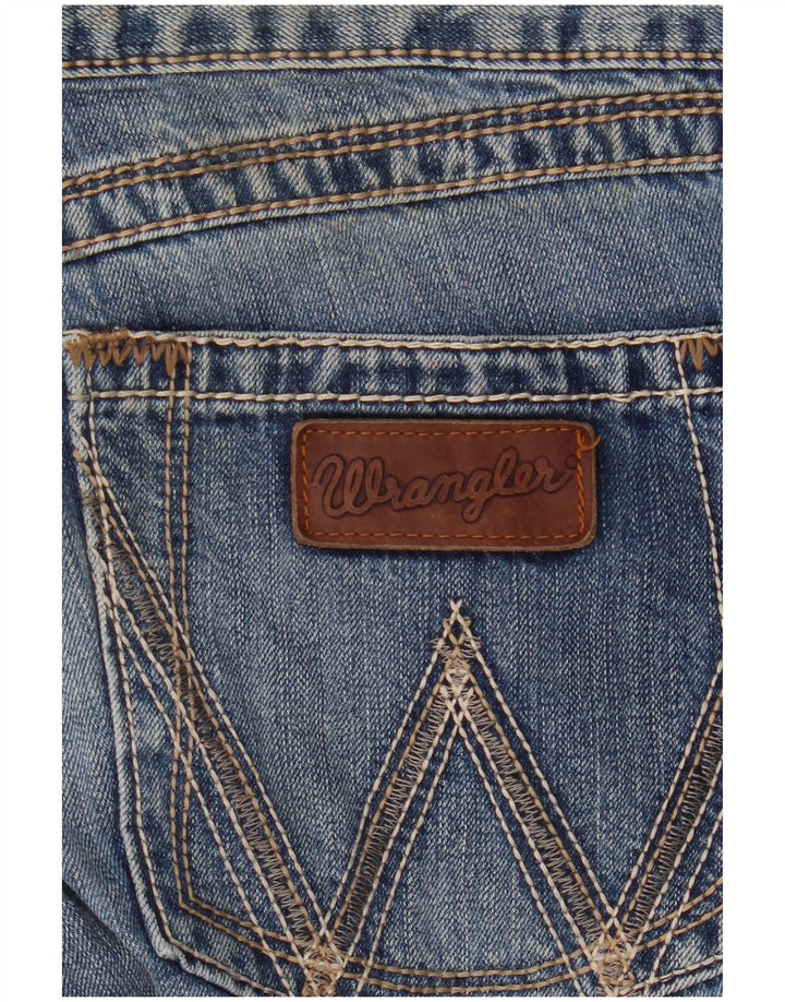 Blugi pentru bărbați Bootcut Wrangler W31 L31 albastru