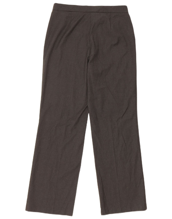Marks & Spencer Womens Straight Casual Trousers Size 10 W31 L31 Grey