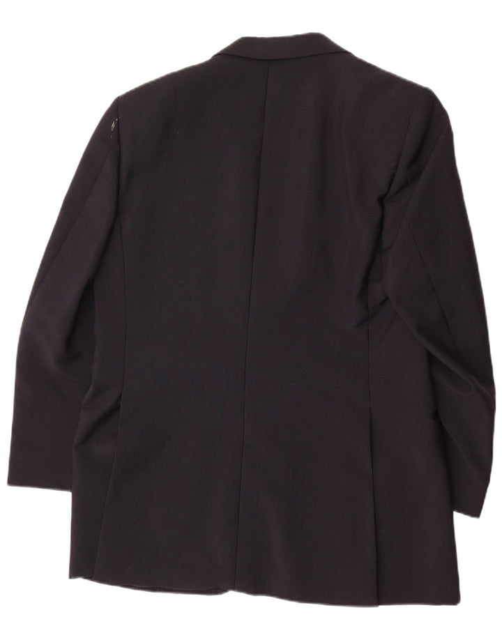 Jachetă blazer pentru bărbați Ermenegildo Zegna 1 buton UK 38 Medium Black Classic