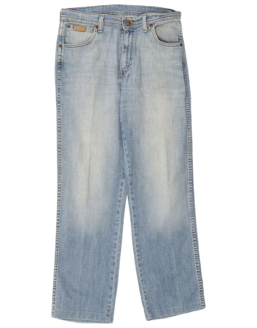 Blugi drepte stretch pentru bărbați Wrangler Texas W32 L31 Bumbac albastru