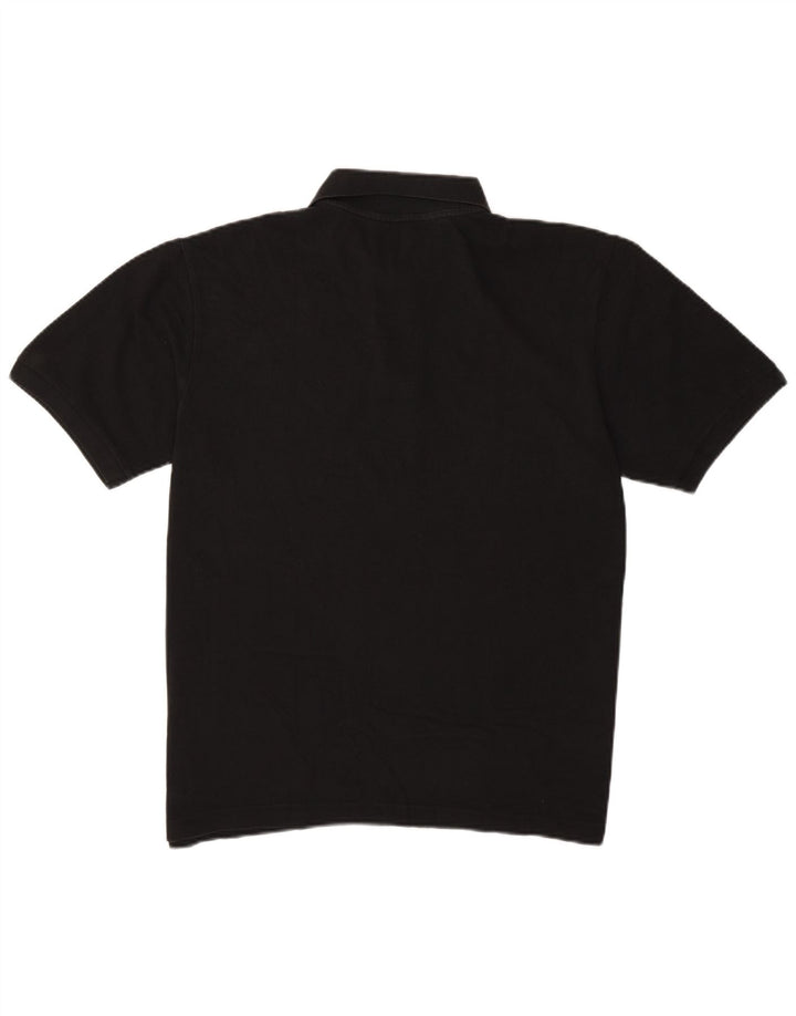 Cămașă polo pentru bărbați Kappa, bumbac negru mare