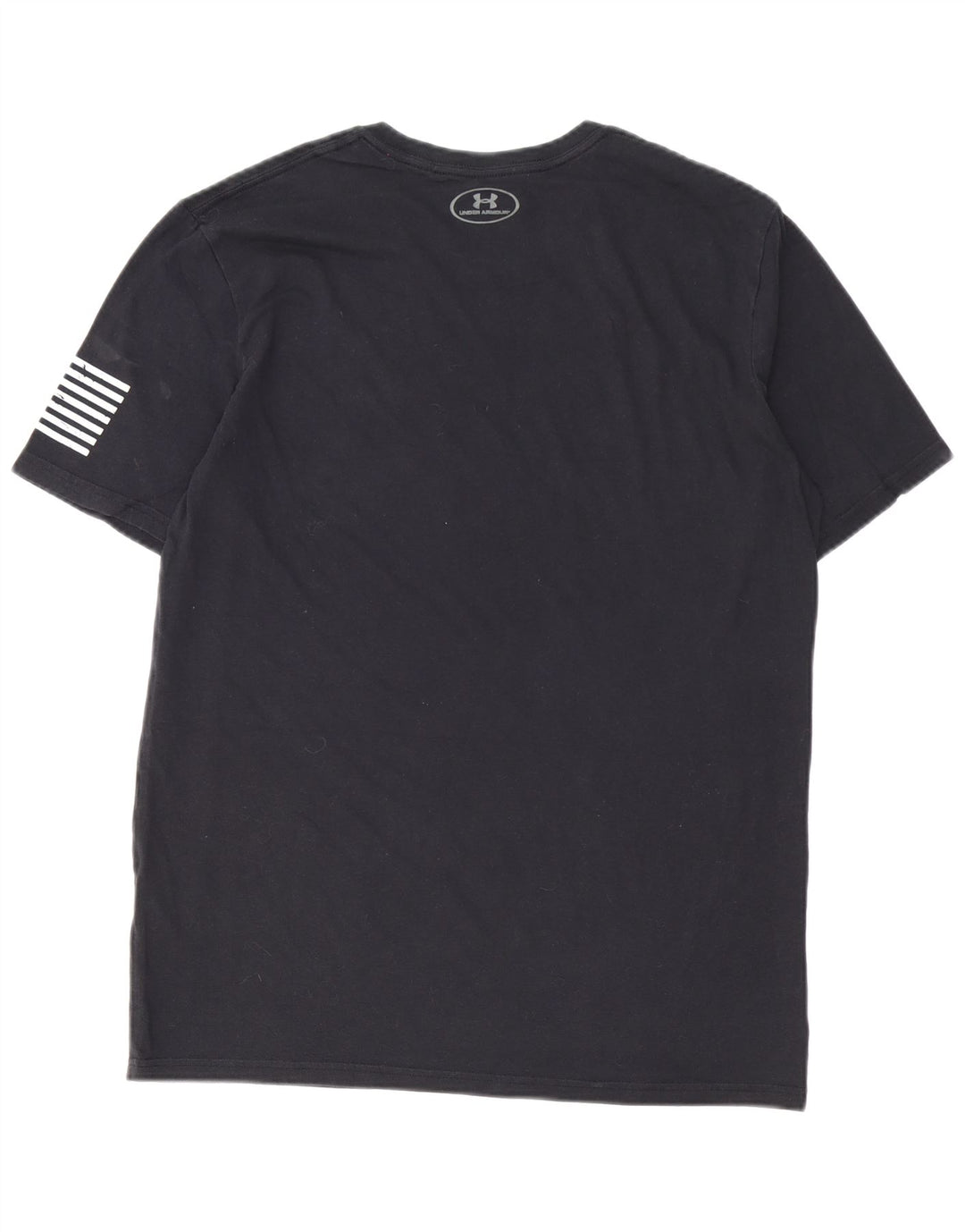 Tricou grafic pentru bărbați UNDER ARMOUR Heat Gear Top, bumbac mediu negru