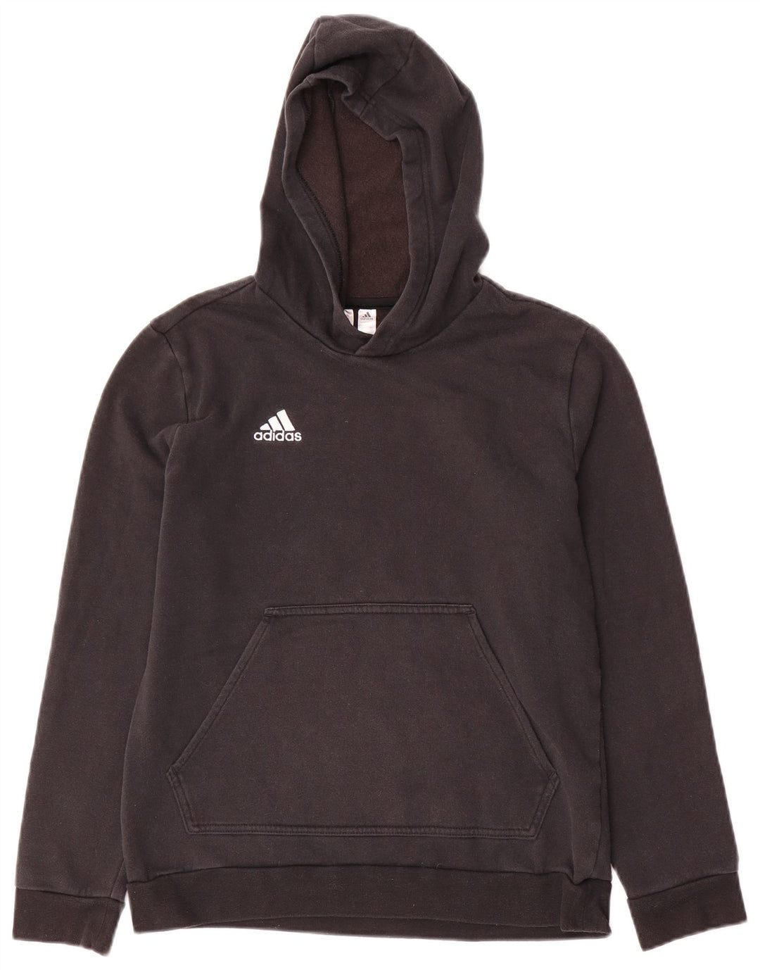 Pulover ADIDAS pentru băieți, 13-14 ani, bumbac negru