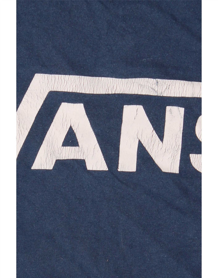 Tricou grafic pentru bărbați Vans Top XL Blue Bumbac