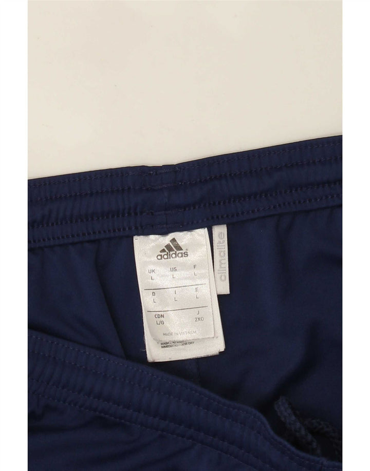 Pantaloni scurți sport pentru bărbați Adidas Climalite, mari, albastru, poliester