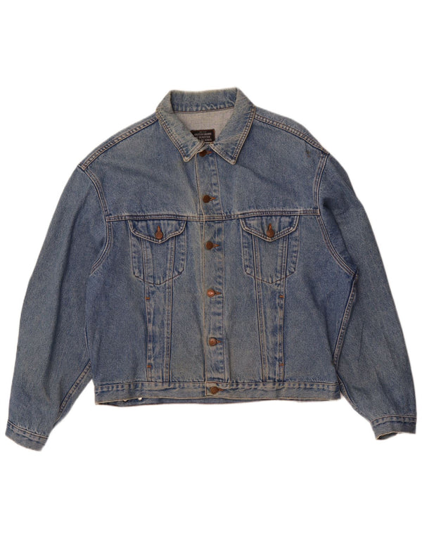 Jachetă de blugi pentru bărbați Benetton UK 42 XL Albastru