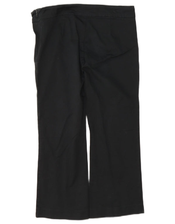 Pantaloni Capri dama Zara EU 36 XS W26 L22 Bumbac bleumarin