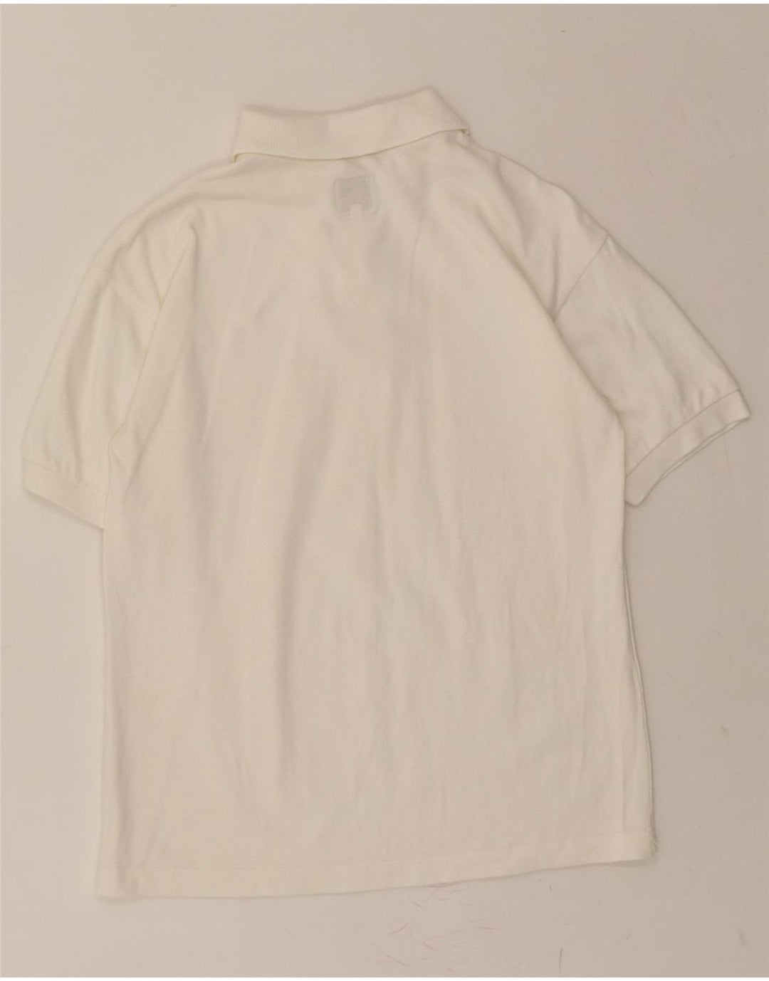 LEVI'S Mens Polo Shirt Small White Cotton Vintage Levi's and Second-Hand Levi's from Messina Hembry 