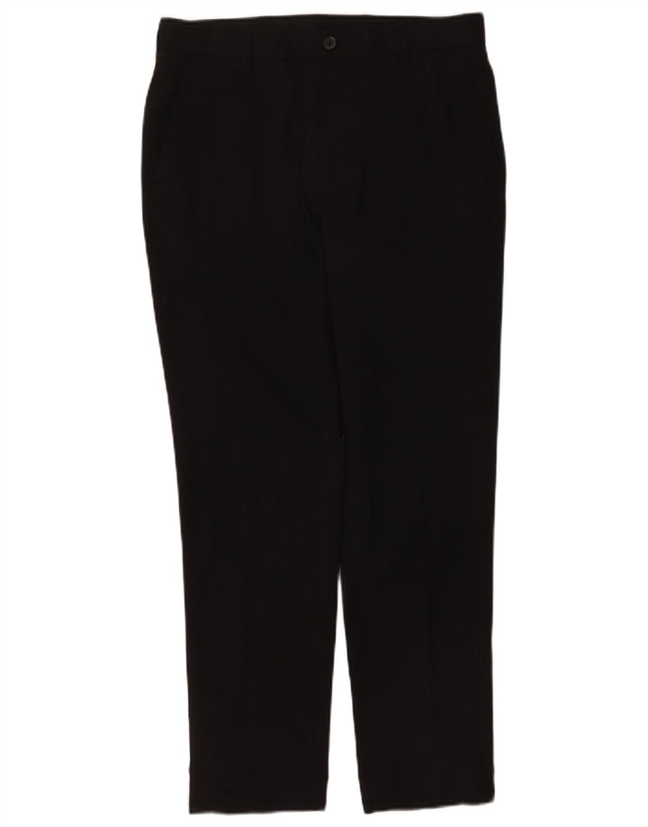 Pantaloni chino pentru bărbați Marks & Spencer Slim Fit L30 L29 Poliester negru