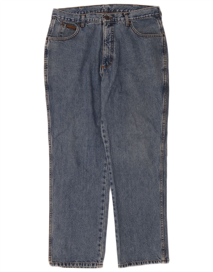 Blugi drepte pentru bărbați Wrangler Ohio W36 L30 bumbac albastru