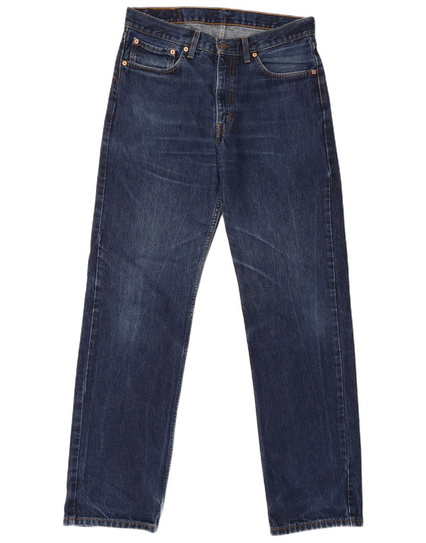 Blugi drepti pentru bărbați Levi's 751 W34 L34 Bumbac bleumarin