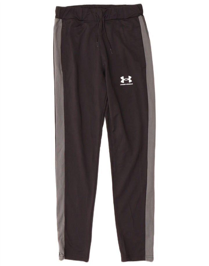 Pantaloni de trening pentru bărbați UNDER ARMOUR, negru, poliester color bloc