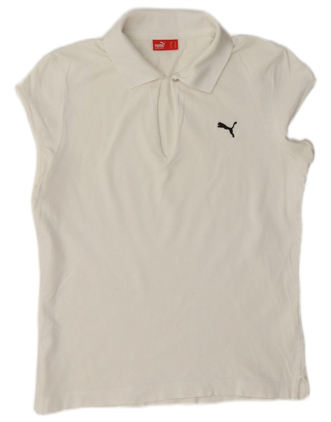 Tricou polo Puma pentru femei UK 12 Medium White
