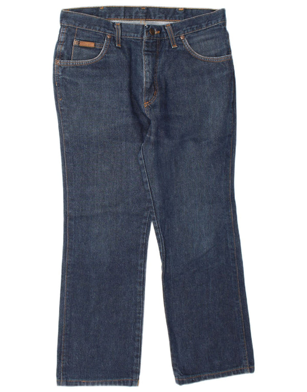 Blugi drepti pentru bărbați Wrangler Alaska W33 L27 Bumbac albastru