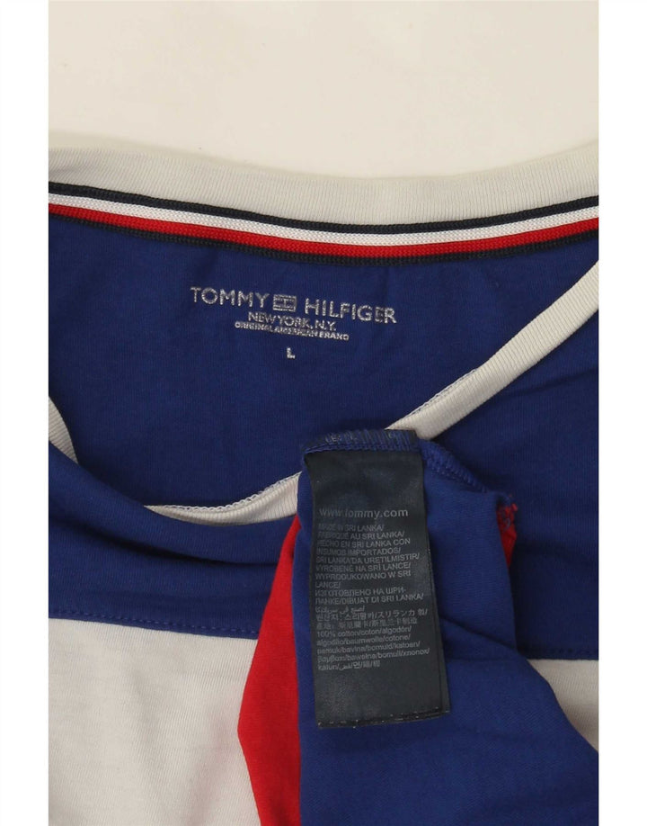 Tricou grafic pentru bărbați Tommy Hilfiger Top mare, multicolor, color block