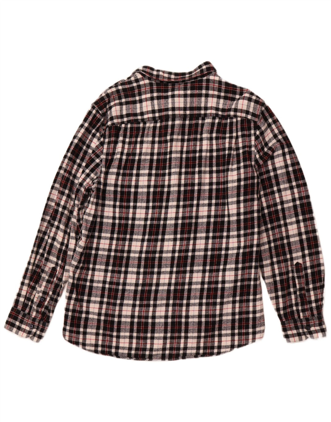 Cămașă Jack Wills pentru bărbați, cu carouri, de flanel, XL, negru, din bumbac