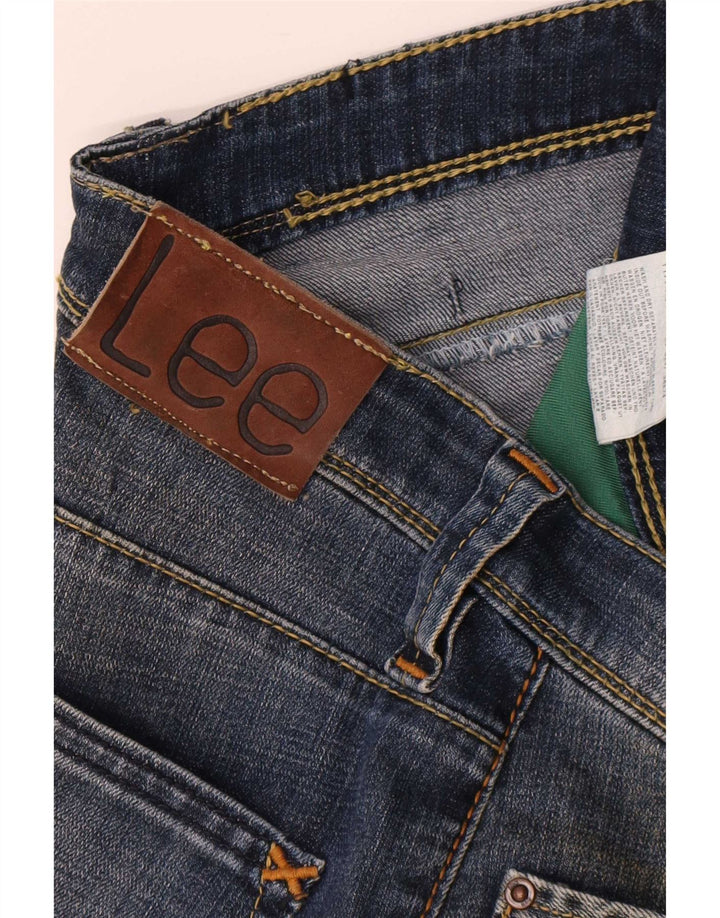 Blugi slim pentru femei Lee W27 L30 Bumbac albastru