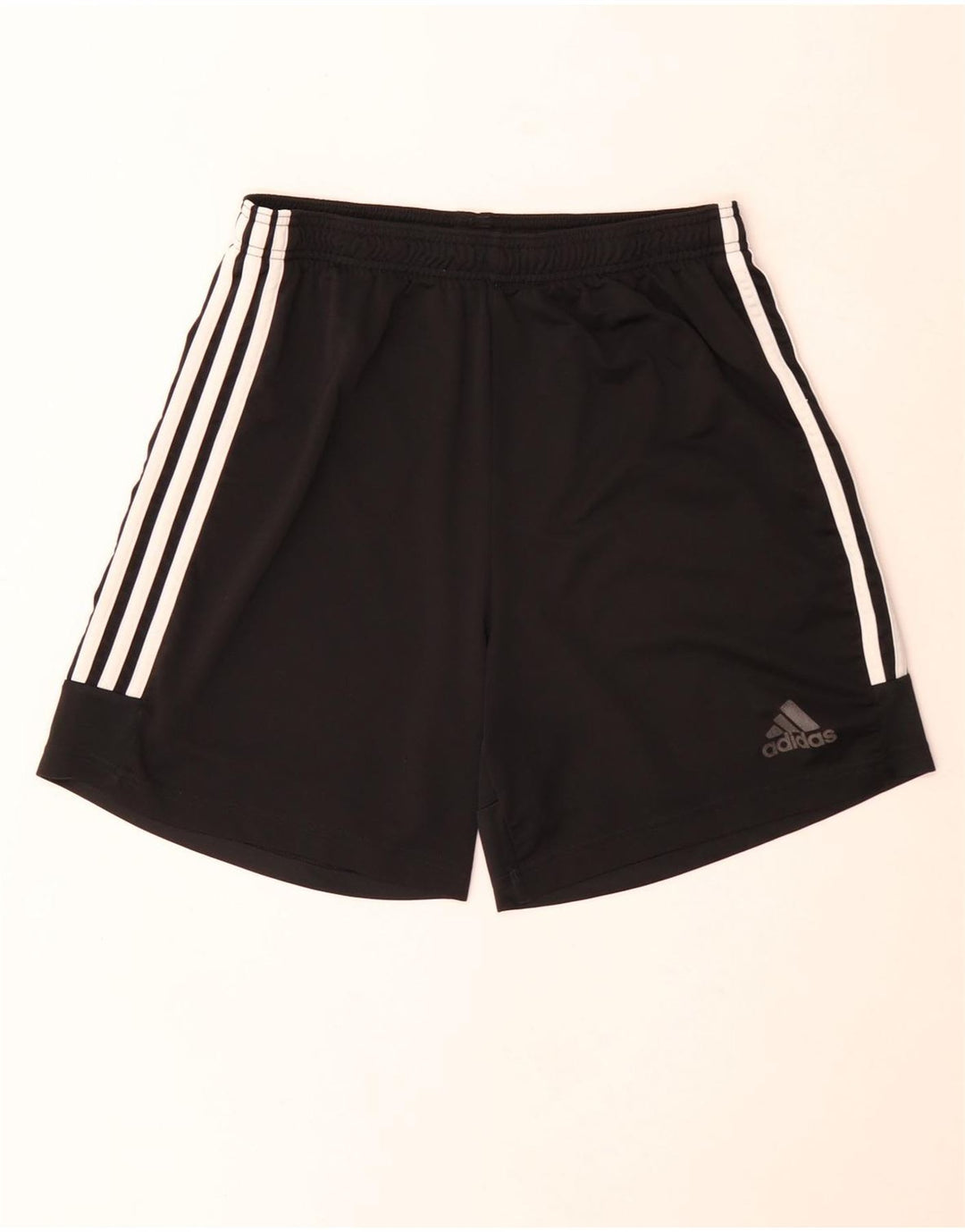 Pantaloni scurți sport Aeroready Adidas pentru bărbați, poliester mediu negru