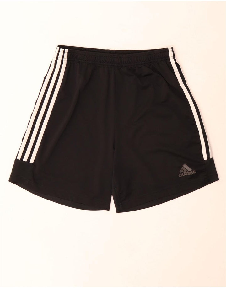 Pantaloni scurți sport Aeroready Adidas pentru bărbați, poliester mediu negru