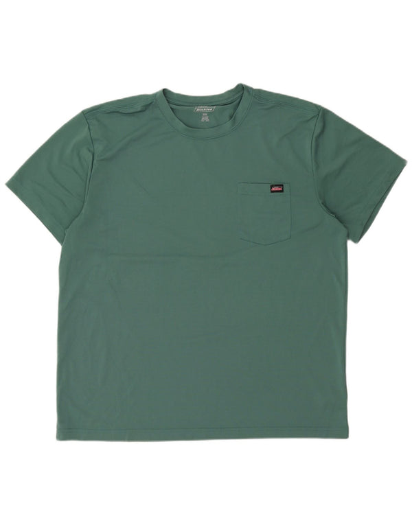 Tricou pentru bărbați Dickies Top 2XL Poliester verde