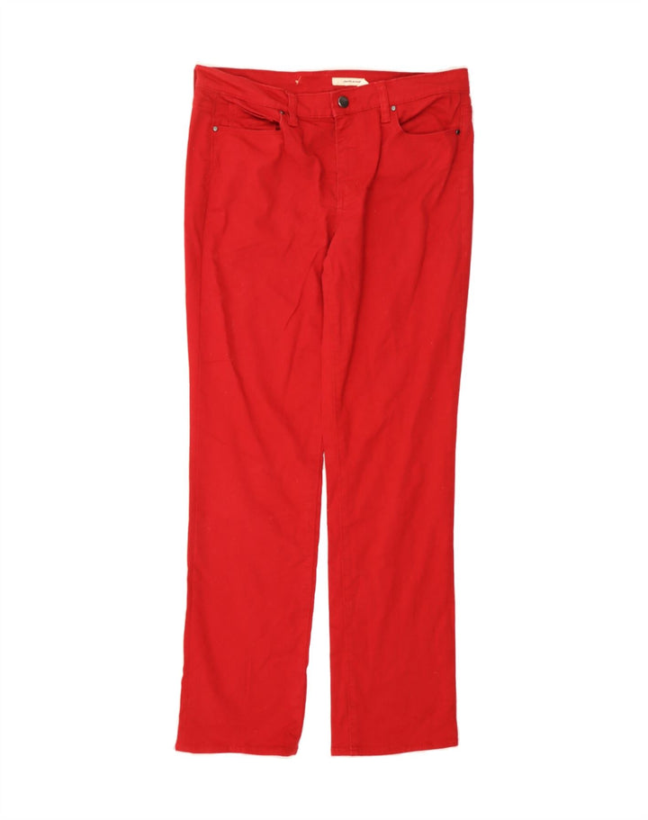 DKNY Womens Straight Jeans US 8 Medium W30 L30 Red Cotton Vintage Dkny and Second-Hand Dkny from Messina Hembry 