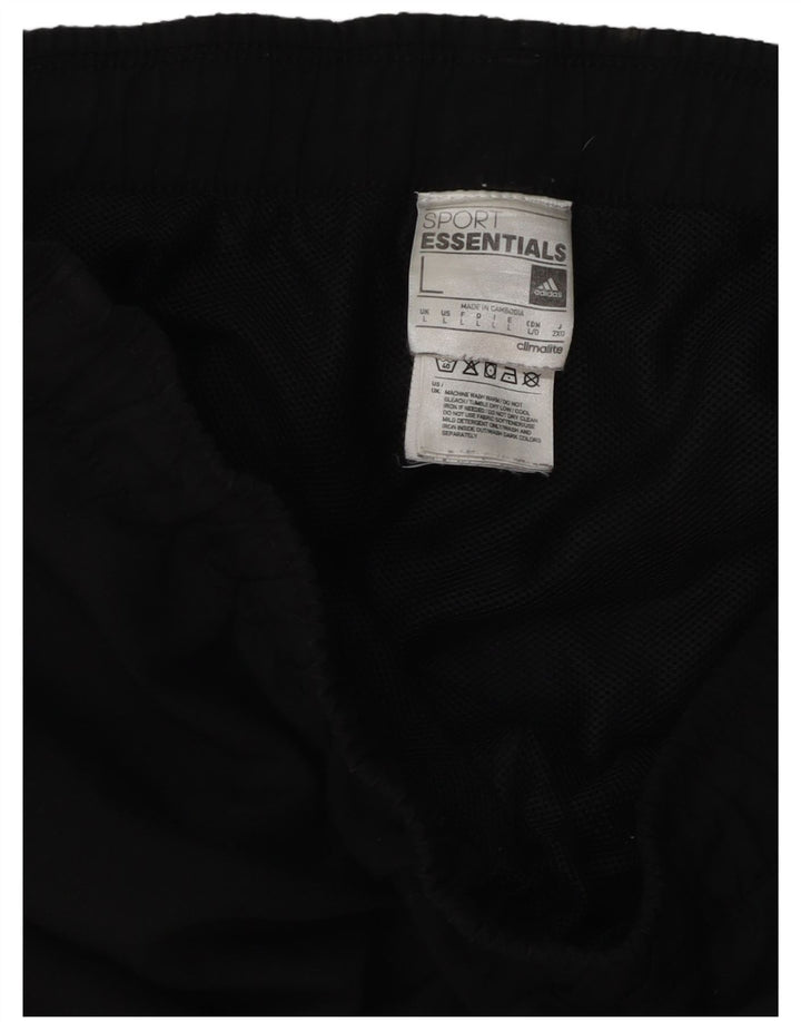 Pantaloni scurți sport pentru bărbați Adidas, mari, negru, poliester