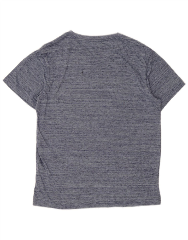 Tricou grafic pentru bărbați Hurley Top mic, bleumarin, poliester pătat