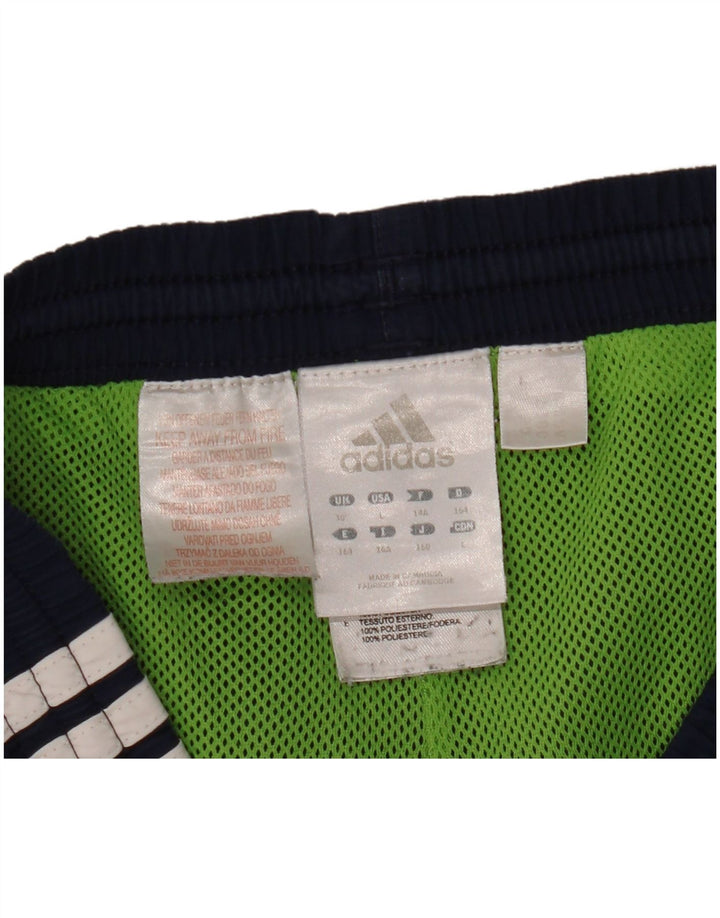 Pantaloni scurți sport Predator Adidas pentru bărbați, poliester color bloc mediu, albastru marin