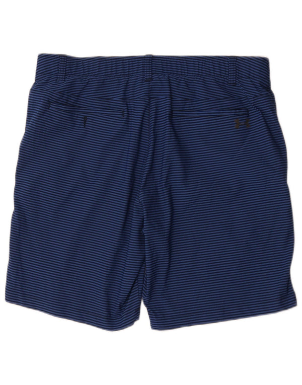 Pantaloni scurți chino Under Armour Heat Gear pentru bărbați W38 XL Blue Pinstripe