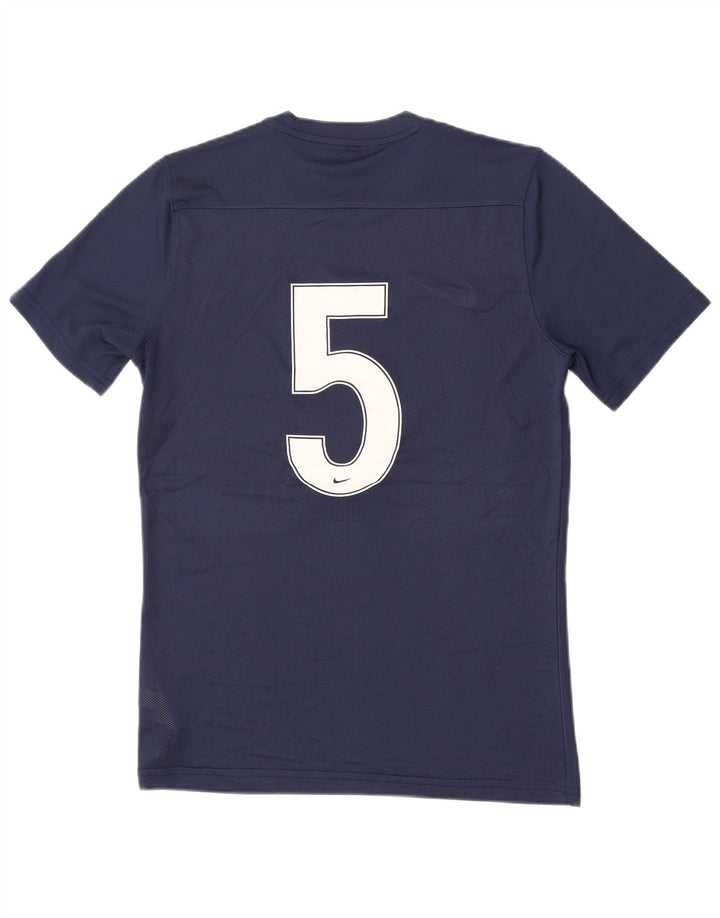 Tricou grafic Nike Dri Fit pentru bărbați Top Mediu Poliester bleumarin