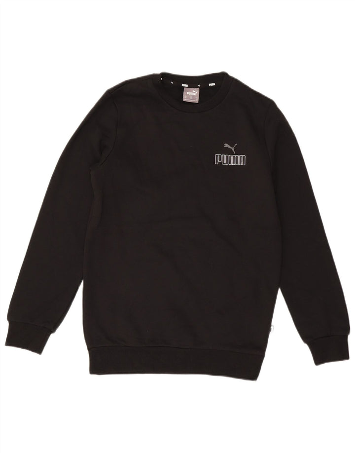 Pulover grafic pentru bărbați Puma XS bumbac negru
