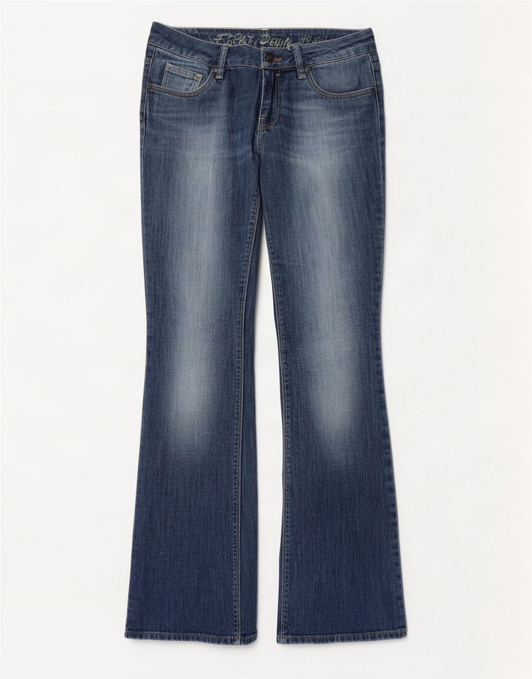 Esprit Blugi Bootcut cu talie joasă pentru femei UK 12 Medium W32 L34 Blue