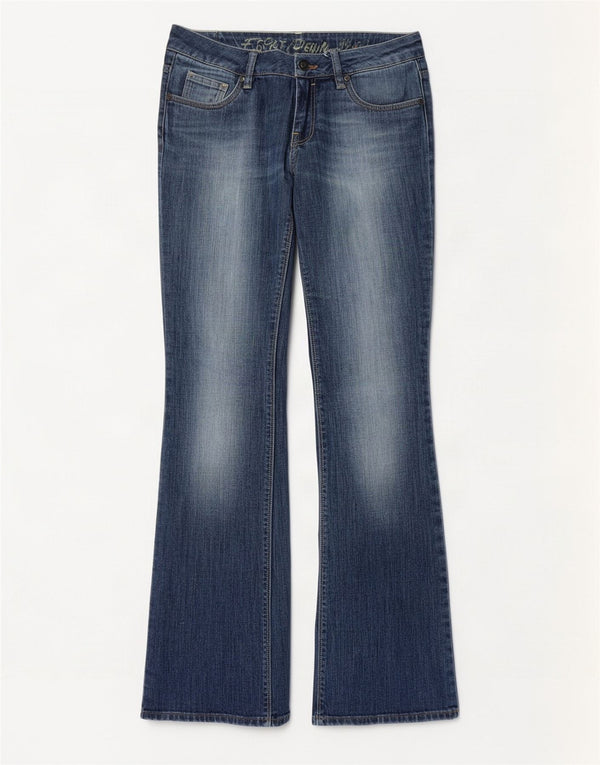 Esprit Womens Low Waist Bootcut Jeans UK 12 Medium W32 L34 Blue