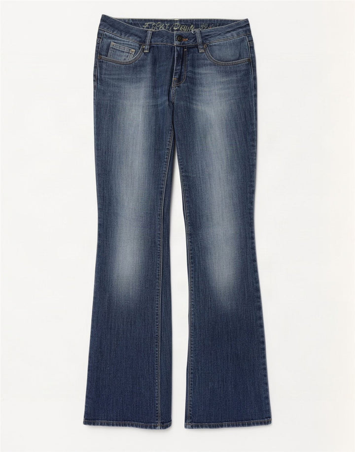 Esprit Blugi Bootcut cu talie joasă pentru femei UK 12 Medium W32 L34 Blue