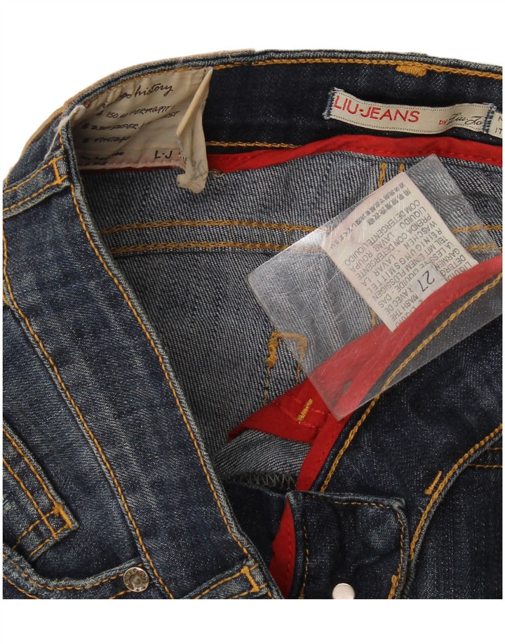 Blugi slim pentru femei Liu Jo W27 L34 bleumarin