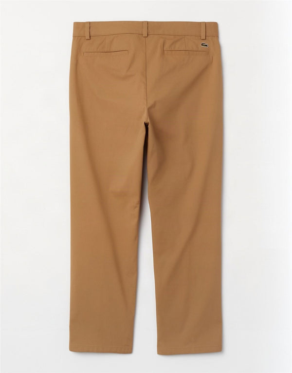 Pantaloni chino drepți pentru bărbați Lacoste Mărimea 46 mare L36 L32 bumbac bej